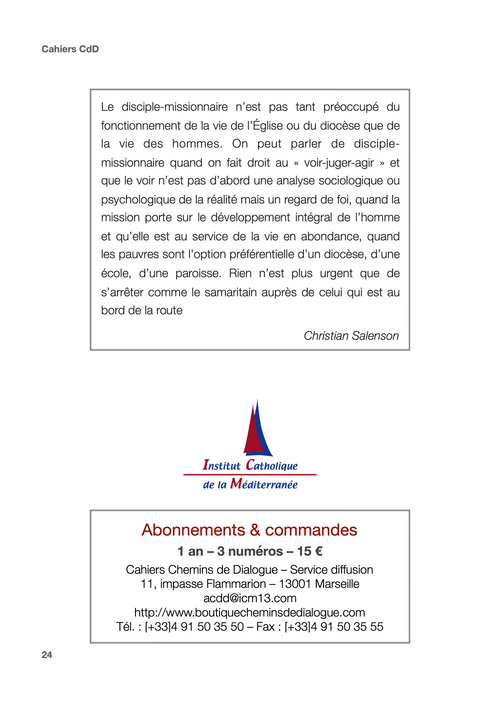 Cahier 04 NUMÉRIQUE - Disciples Missionnaires