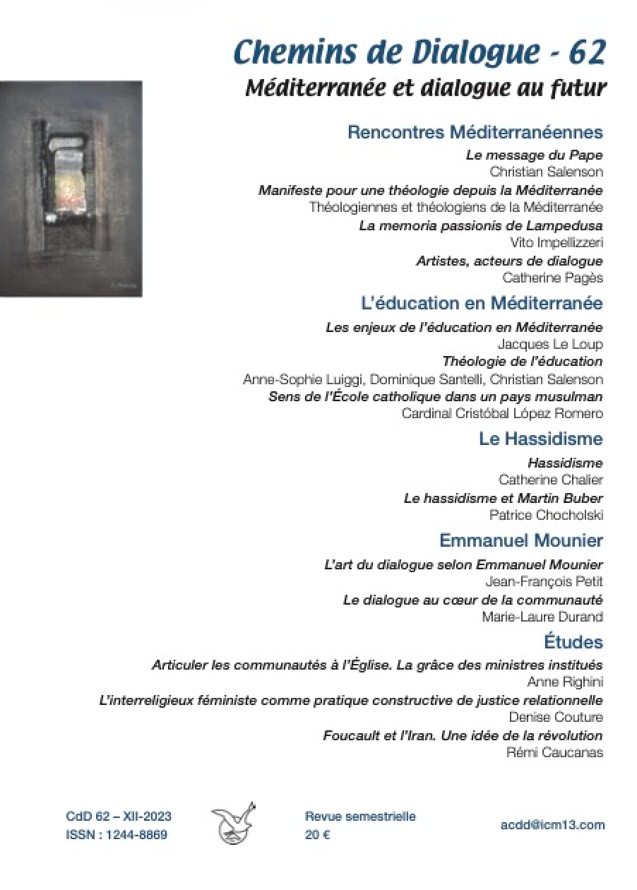 Revue n°62 Méditerranée et dialogue au futur