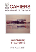 Cahier 15 NUMÉRIQUE - Synodalité et autorité